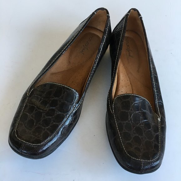 Natural Soul by Naturalizer Fanna Croc Loafers Shoes Slip On‎ Comfy Women… - Picture 2 of 5